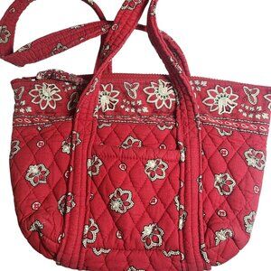 Vintage Retired Vera Bradley "Red Bandana" Shoulder Bag